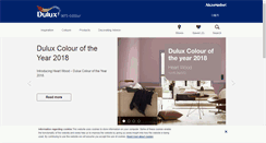 Desktop Screenshot of dulux.ie