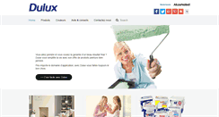 Desktop Screenshot of dulux.be