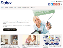 Tablet Screenshot of dulux.be