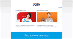 Desktop Screenshot of dulux.ca