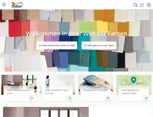 Tablet Screenshot of dulux.de